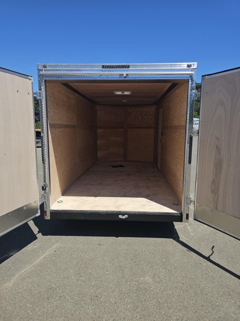 New 2026 CONTINENTAL CARGO VHW714TA2 7x14 Cargo / Enclosed Trailer WHITE