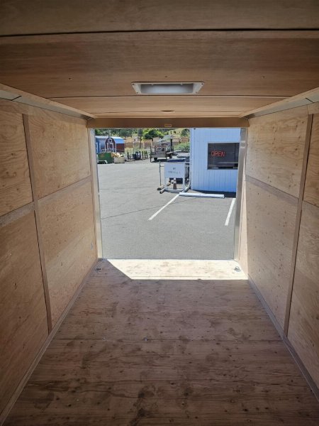 New 2026 CONTINENTAL CARGO VHW714TA2 7x14 Cargo / Enclosed Trailer WHITE