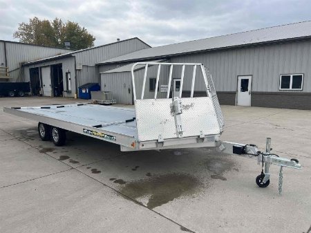 New 2024 Aluma 8622-TA-EL-R-13A -Snowmobile Trailer - 663