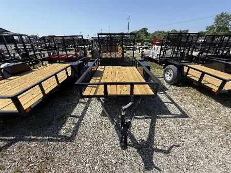 New 2025 AMO US081 Utility Trailer 5X8 SA LOWSIDE (GVW:2990) BLACK