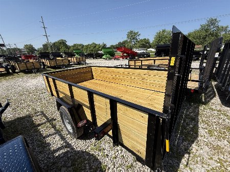 New 2025 AMO US121 Utility Trailer 76X12 SA HIGH SIDE (GVW:2990) BLACK