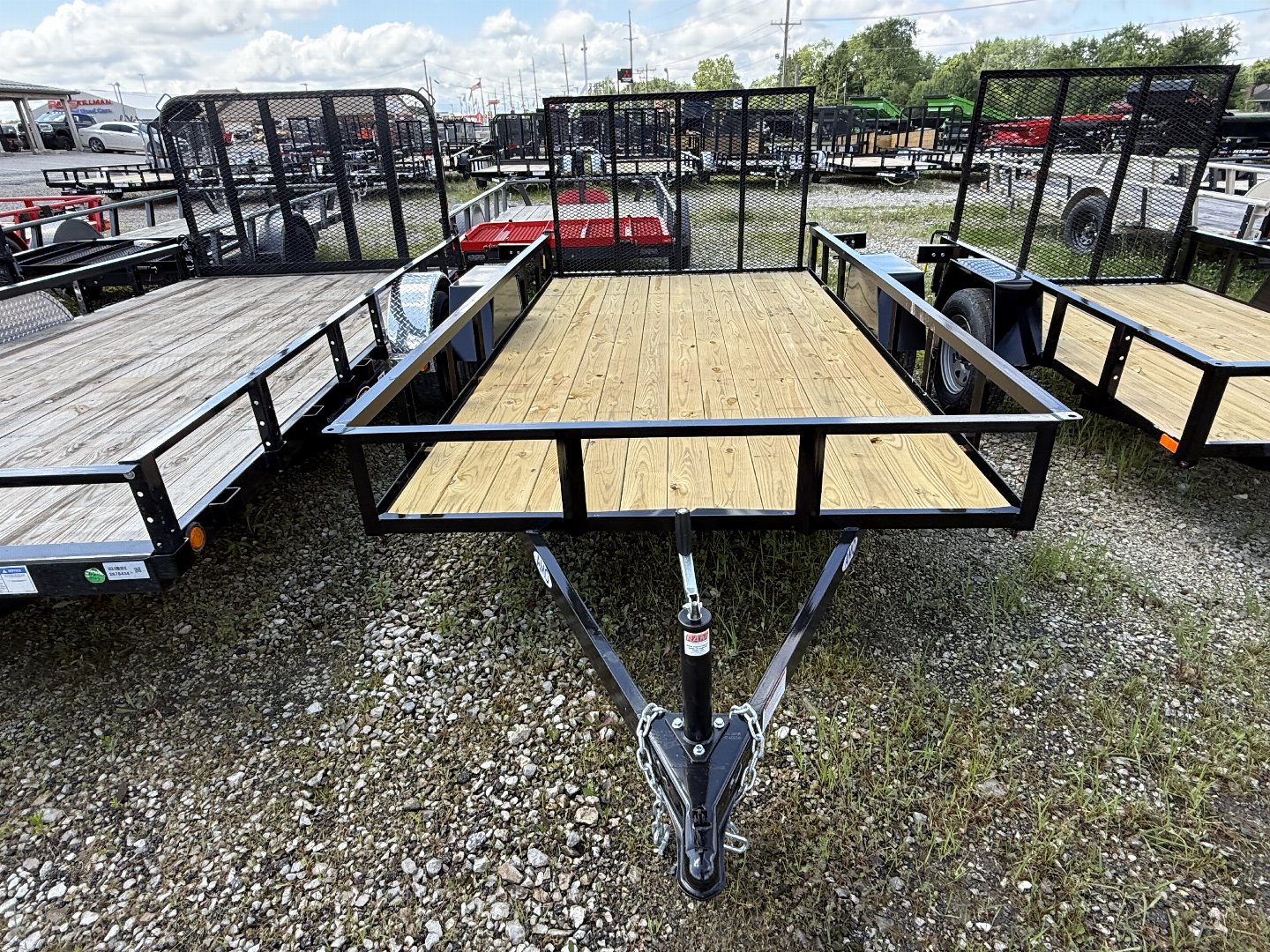 New 2025 AMO US121 Utility Trailer 76X12 SA LOWSIDE (GVW:2990) BLACK