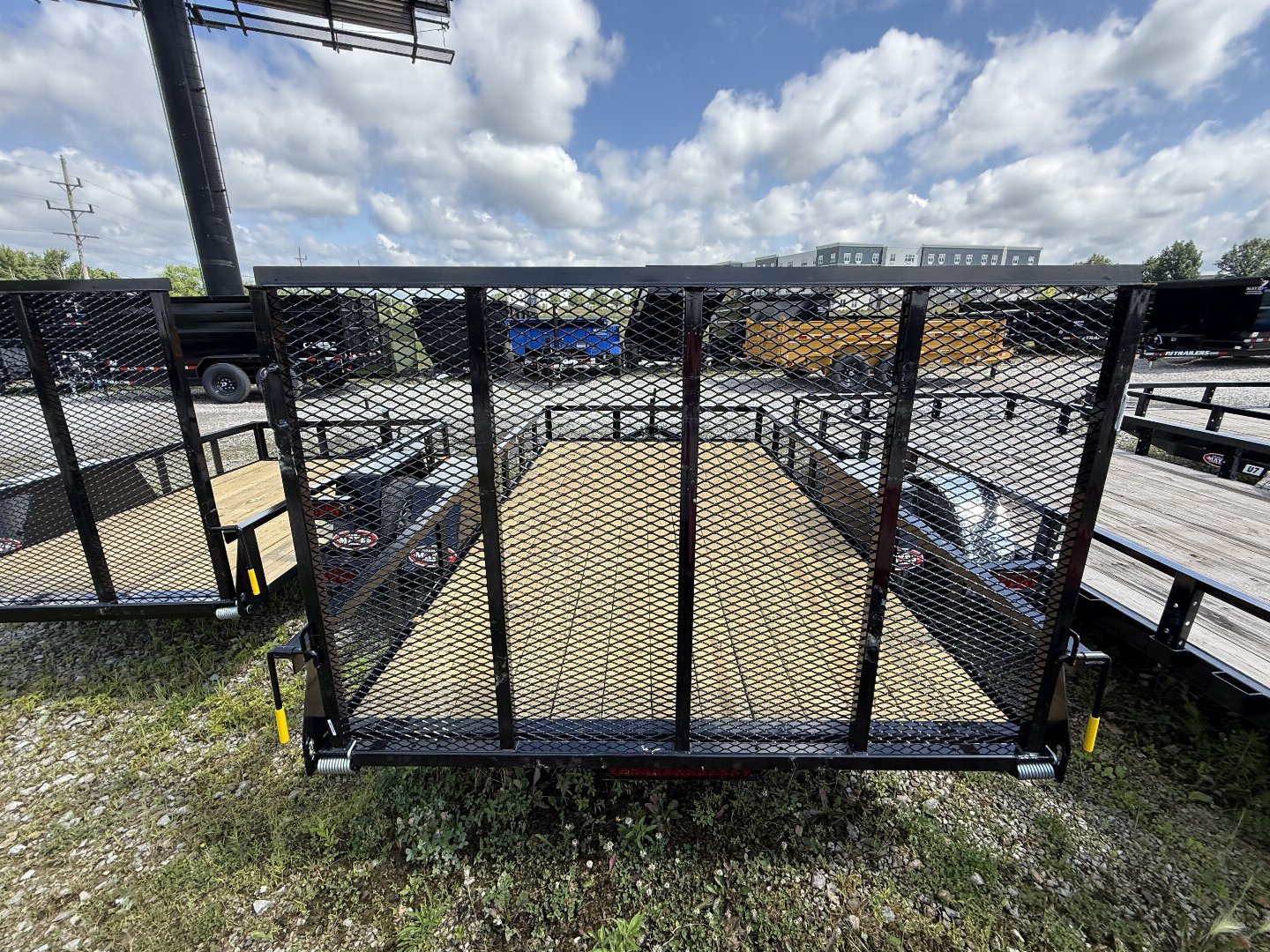 New 2025 AMO US121 Utility Trailer 76X12 SA LOWSIDE (GVW:2990) BLACK