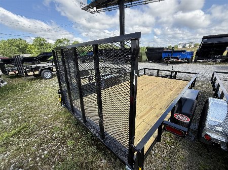 New 2025 AMO US121 Utility Trailer 76X12 SA LOWSIDE (GVW:2990) BLACK