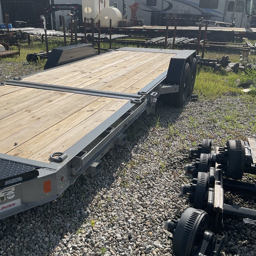 New 2025 LIBERTY TRAILER LT14K83X22SPB8WF TILT 83X22 TA (GVW:15400) BATTLESHIP GRAY