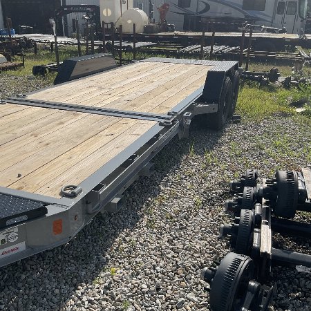 New 2025 LIBERTY TRAILER LT14K83X22SPB8WF TILT 83X22 TA (GVW:15400) BATTLESHIP GRAY