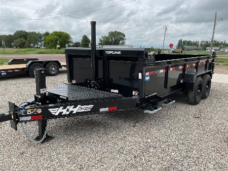 New 2025 H&H Trailers HBTL8316-BP-154 Dump Trailer