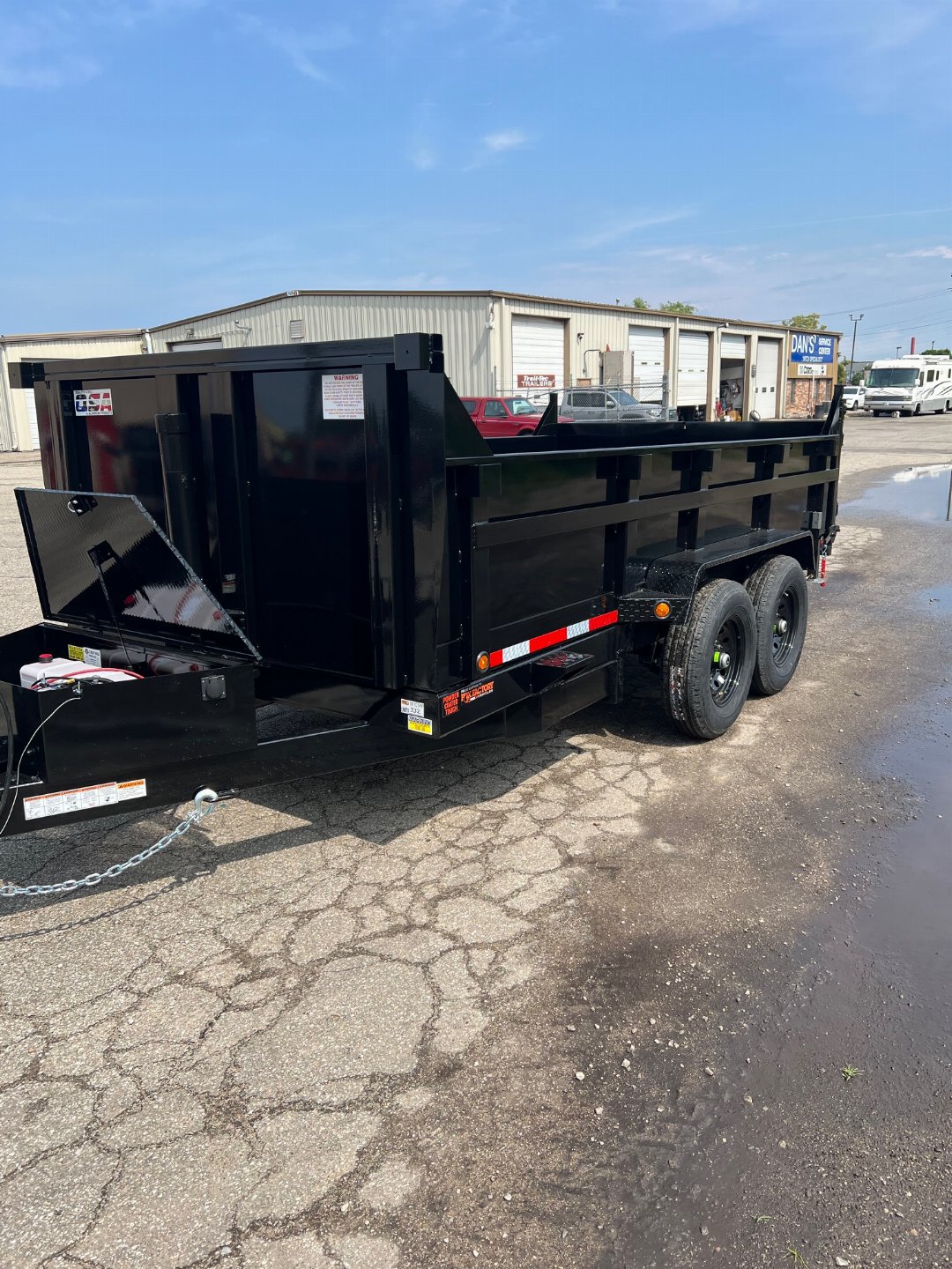 New 2026 QUALITY STEEL CJ 83X14 14k GVWR Dump Trailer #250332