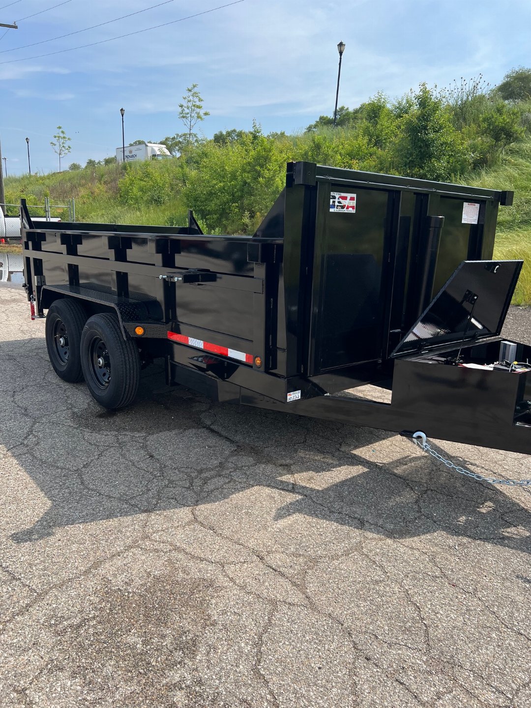 New 2026 QUALITY STEEL CJ 83X14 14k GVWR Dump Trailer #250332