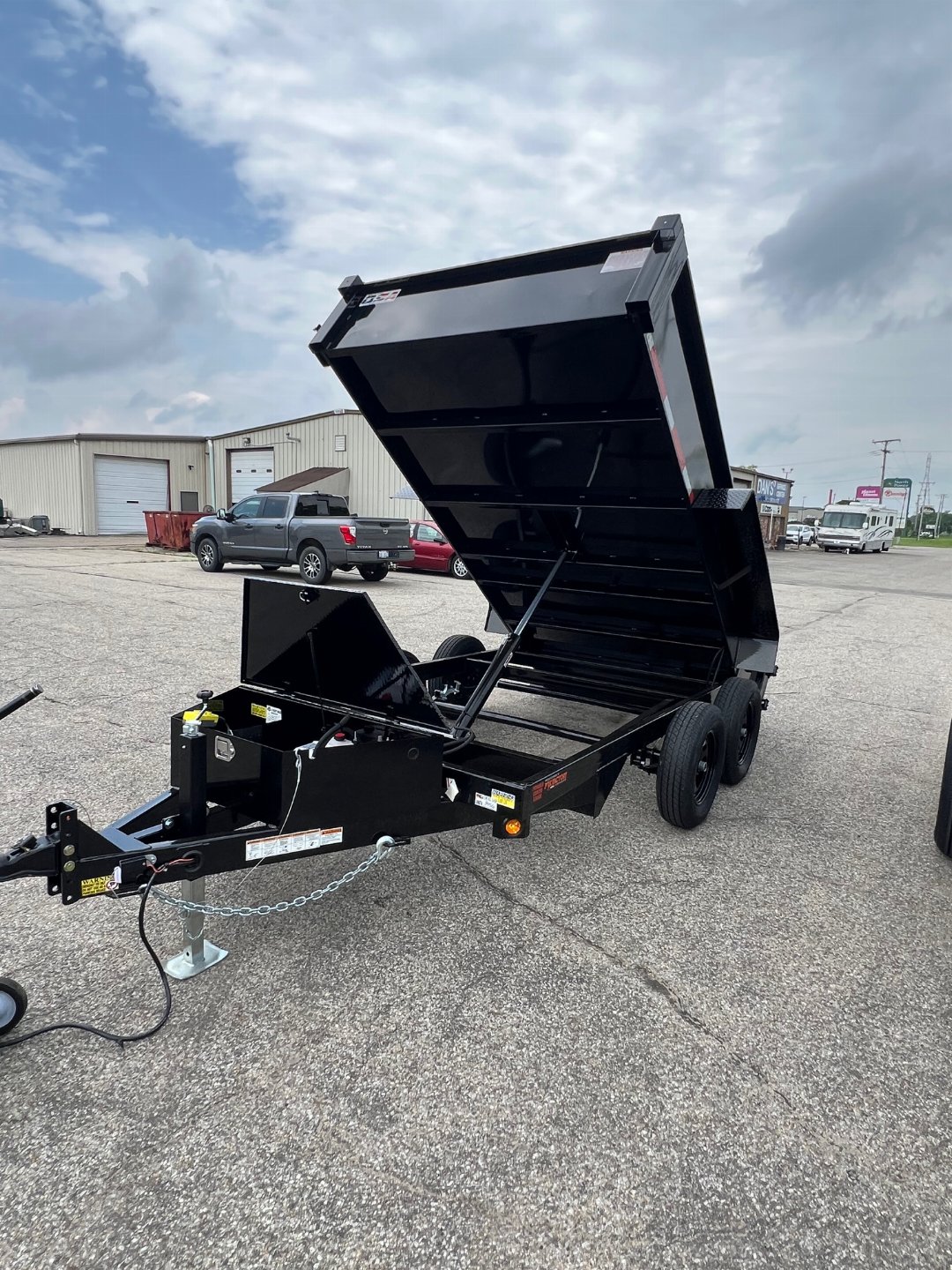 New 2026 QUALITY STEEL 6X12 Steel Dump Trailer #258456