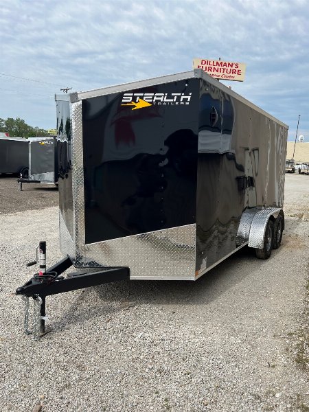 New 2025 STEALTH Mustang 7x16 Enclosed Cargo Trailer #104170