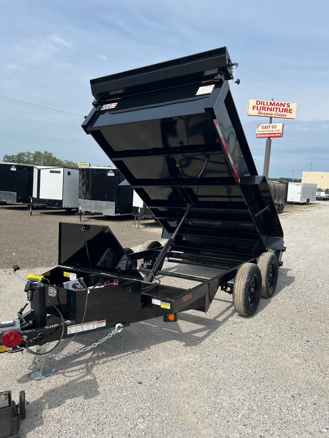 New 2026 QUALITY STEEL 6x12 7k Steel Dump Trailer #258457