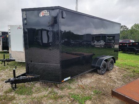 New 2025 Giddy Up USA 7 X 16 TA POLYCORE Cargo / Enclosed Trailer