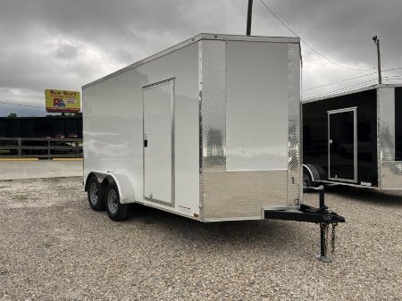 New 2025 Giddy Up USA 7 X 14 TA POLYCORE Cargo / Enclosed Trailer