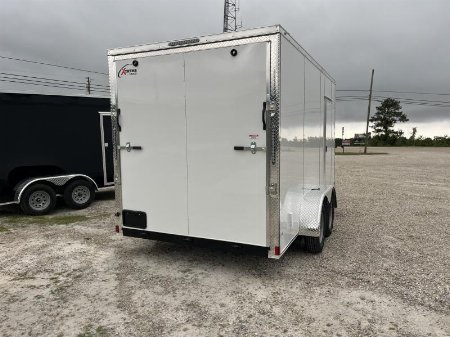 New 2025 Giddy Up USA 7 X 14 TA POLYCORE Cargo / Enclosed Trailer