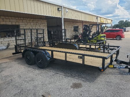 New 2025 Top Hat MP16X83 Utility Trailer