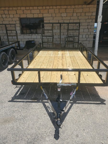 New 2025 Top Hat 12X77DSP Utility Trailer