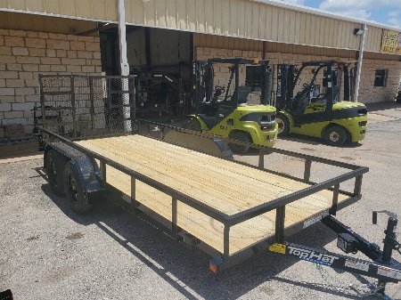 New 2025 Top Hat 16X77 LDT Utility Trailer