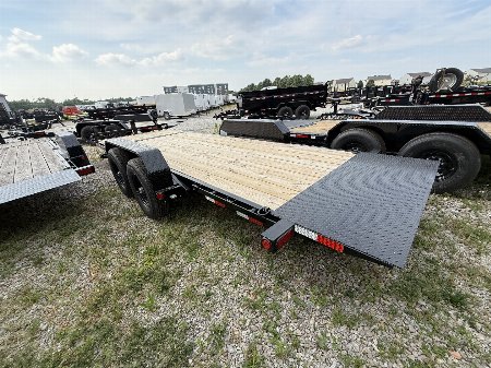 New 2026 PJ Trailer Tilt Trailer T6202 83X20 TA Partial Tilt (GVW:14000) BLACK