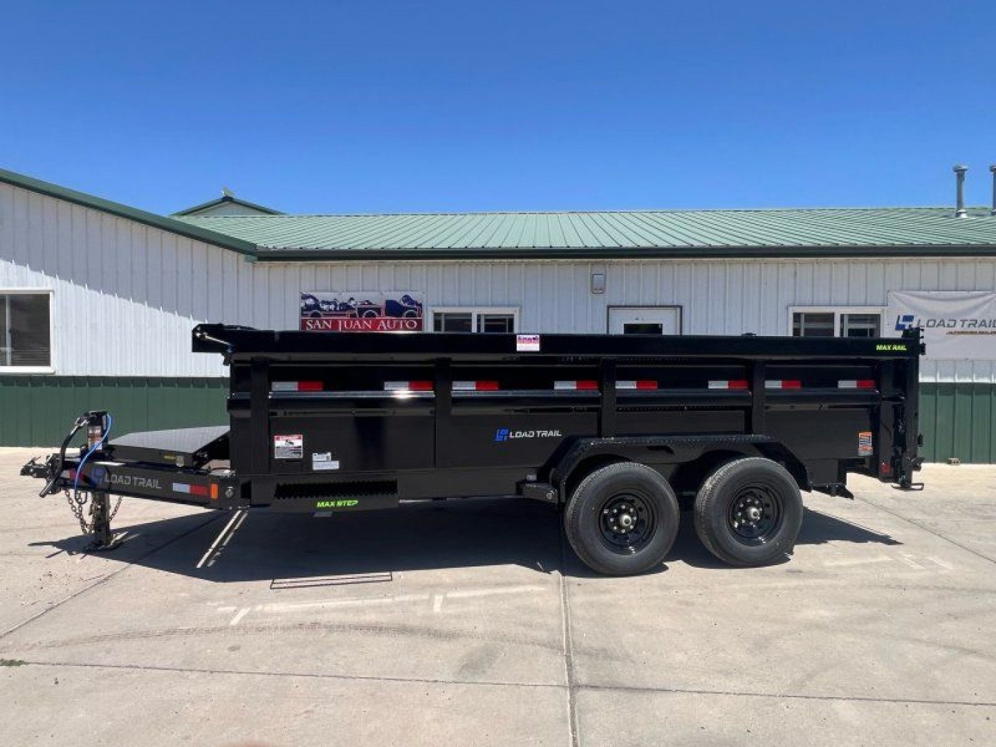 New 2025 Load Trail 83''x16' Low-Pro Dum Dump Trailer