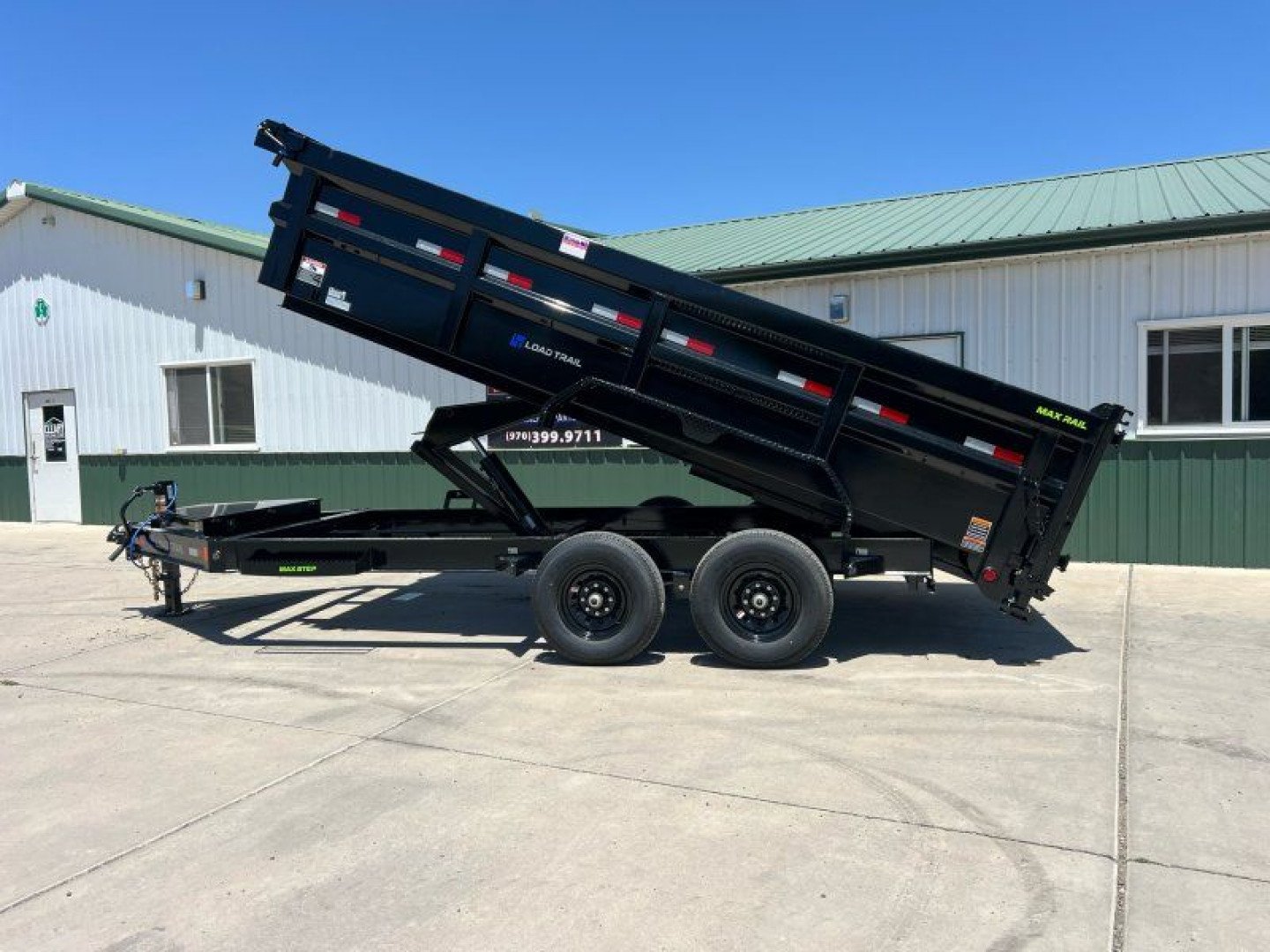 New 2025 Load Trail 83''x16' Low-Pro Dum Dump Trailer