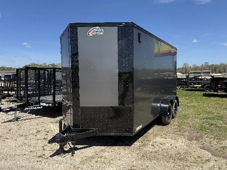 New 2025 Giddy Up USA 7 X 14 TA POLYCORE Cargo / Enclosed Trailer