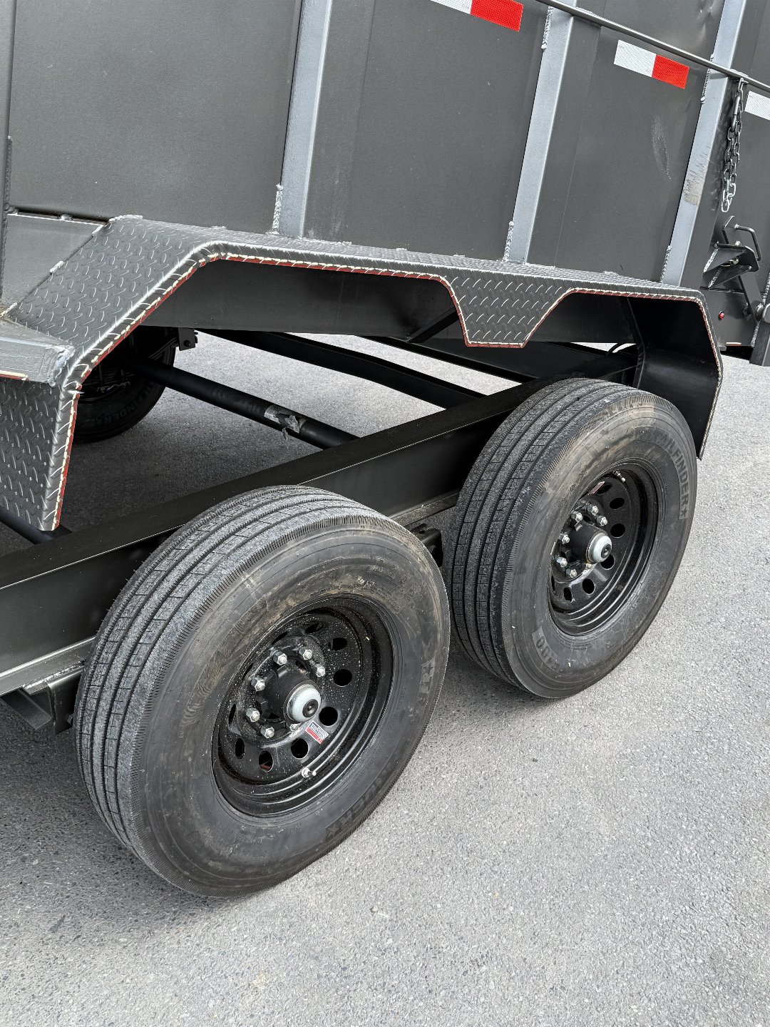 New 2025 Triple R 7x14 3ft Walls Dump Trailer