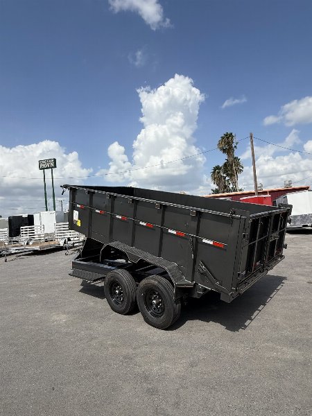 New 2025 Triple R 7x14 3ft Walls Dump Trailer