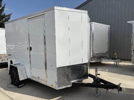 New 2025 Impact Trailers 6'X10' WHITE QUAKE CARGO Cargo / Enclosed Trailer