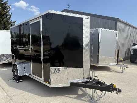 New 2025 IMPACT TRAILERS 6'X12' TREMOR BLACK RAMP DOOR CARGO Cargo / Enclosed Trailer
