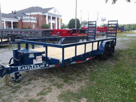 New 2025 East Texas Trailers 14K LOW PRO EQUIPMENT Utility Trailer