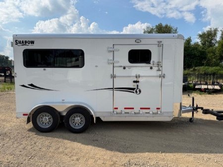 New 2026 Shadow 69166S-2STR-SR-BP Horse Trailer