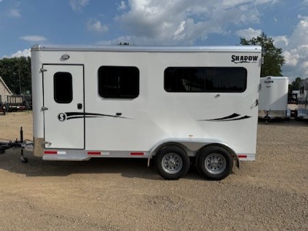 New 2026 Shadow 69166S-2STR-SR-BP Horse Trailer