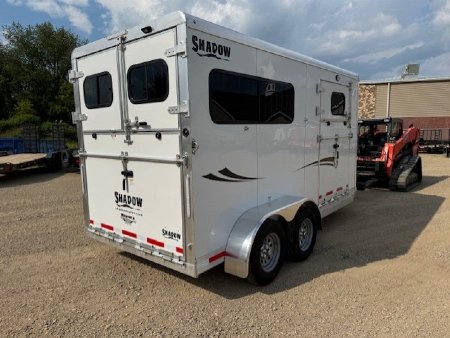 New 2026 Shadow 69166S-2STR-SR-BP Horse Trailer