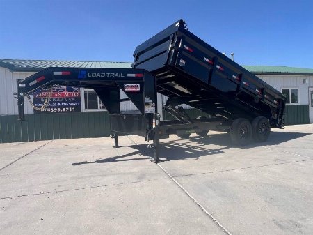 New 2025 Load Trail 83''x16' GN Low-Pro Dump Trailer