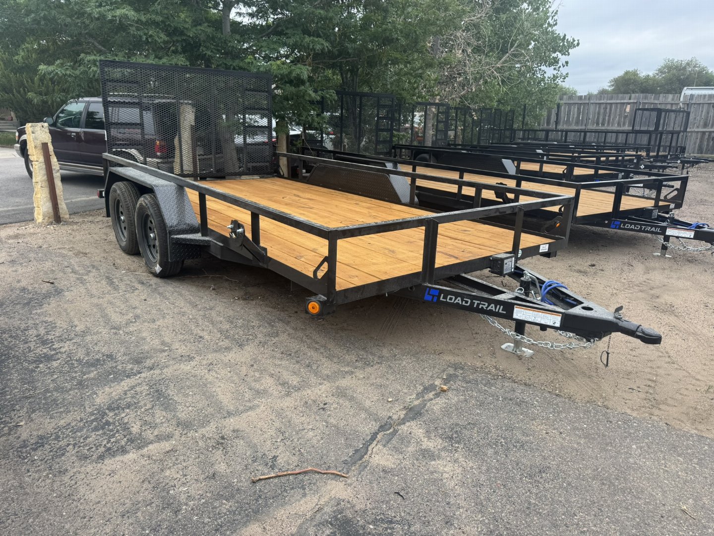 New 2025 Load Trail 7-14 Tandem Axle Ramp Gate Utility 7K GVWR