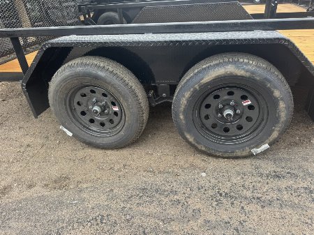 New 2025 Load Trail 7-14 Tandem Axle Ramp Gate Utility 7K GVWR