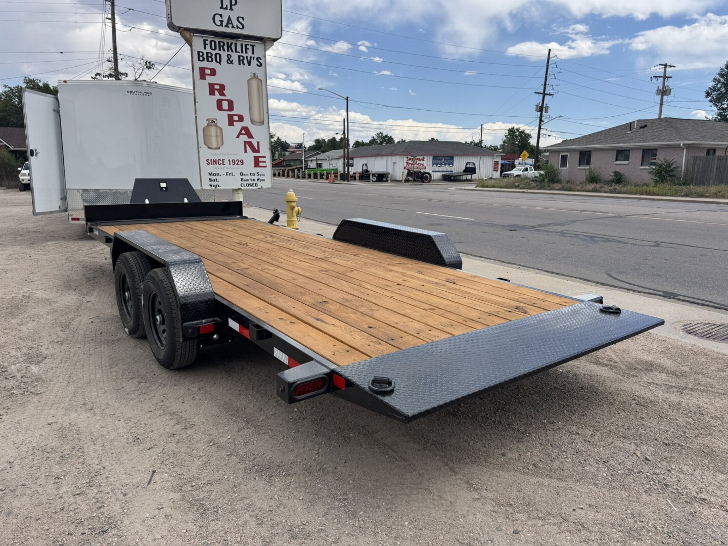 New 2025 Load Trail 7-20 Tilt Deck Heavy Car Hauler 10K GVWR