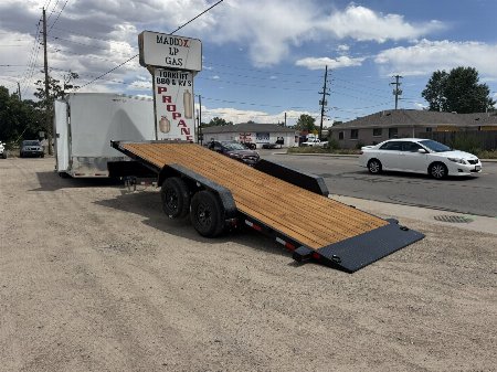 New 2025 Load Trail 7-20 Tilt Deck Heavy Car Hauler 10K GVWR
