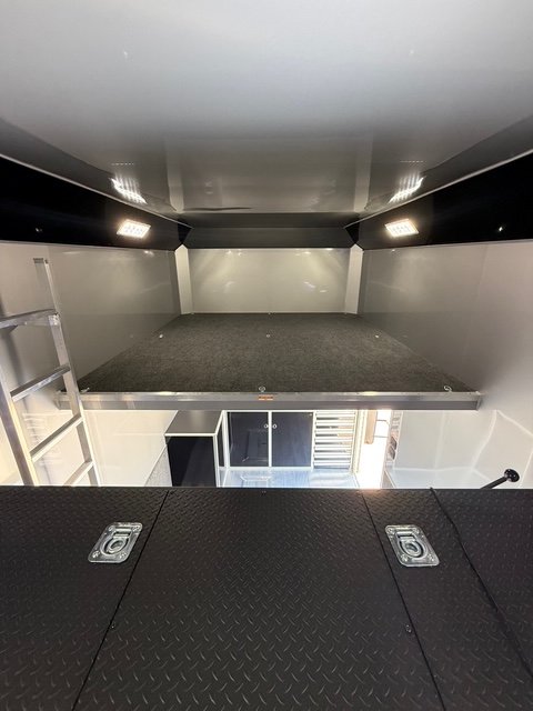 New 2025 INTECH 8.5 X 32 STACKER RACE TRAILER