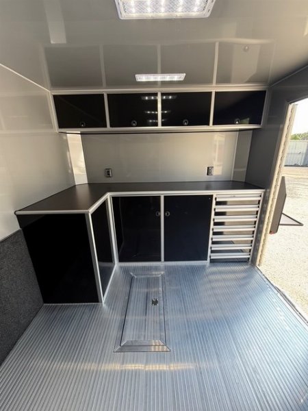New 2025 INTECH 8.5 X 32 STACKER RACE TRAILER