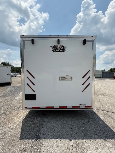New 2025 VINTAGE 8 X 48 RACE TRAILER WITH BATHROOM