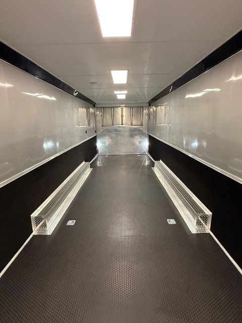 New 2025 VINTAGE 8 X 48 RACE TRAILER WITH BATHROOM