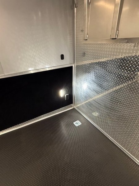 New 2025 VINTAGE 8 X 48 RACE TRAILER WITH BATHROOM