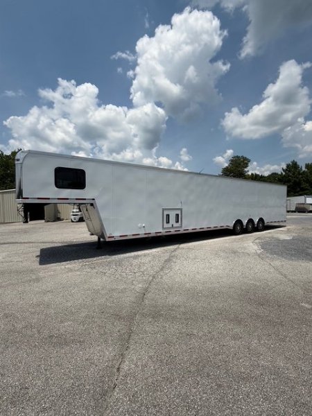 New 2025 VINTAGE 8 X 48 RACE TRAILER WITH BATHROOM
