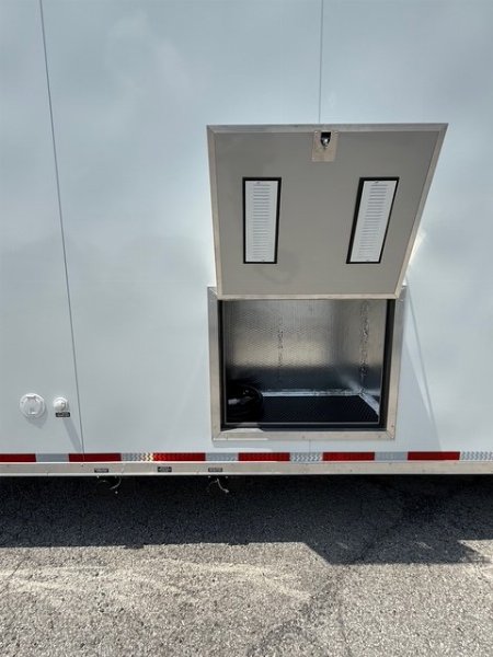 New 2025 VINTAGE 8 X 48 RACE TRAILER WITH BATHROOM