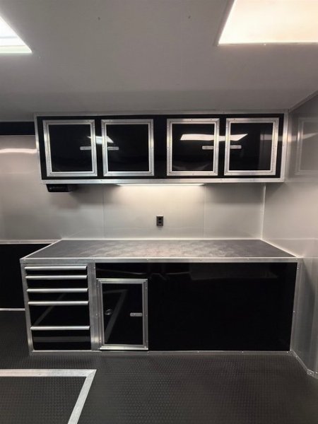 New 2025 VINTAGE 8 X 48 RACE TRAILER WITH BATHROOM