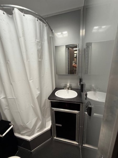 New 2025 VINTAGE 8 X 48 RACE TRAILER WITH BATHROOM