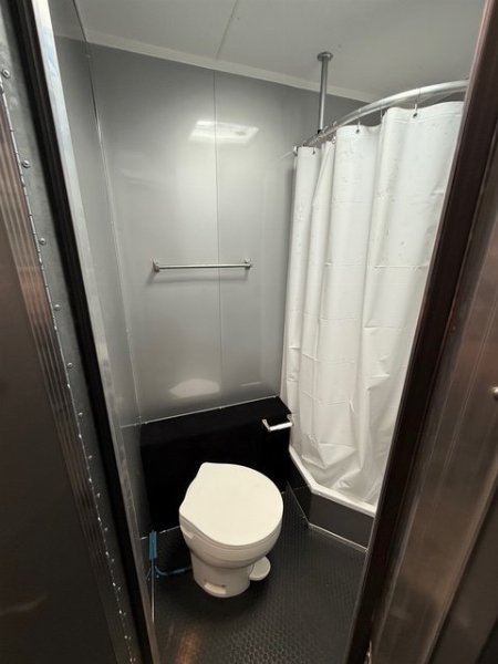 New 2025 VINTAGE 8 X 48 RACE TRAILER WITH BATHROOM