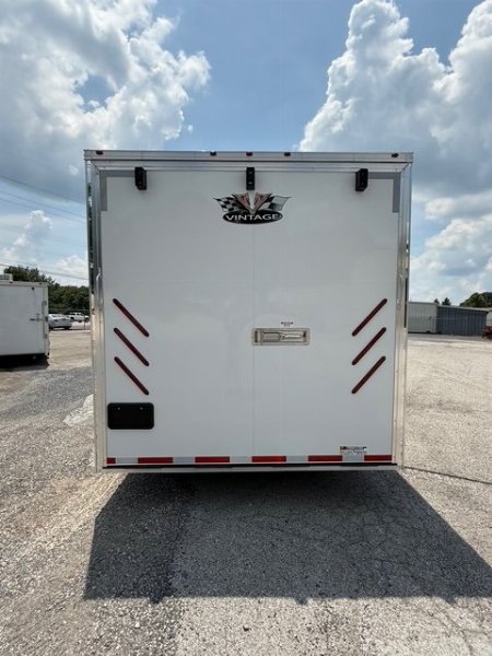 New 2025 VINTAGE 8 X 48 RACE TRAILER WITH BATHROOM